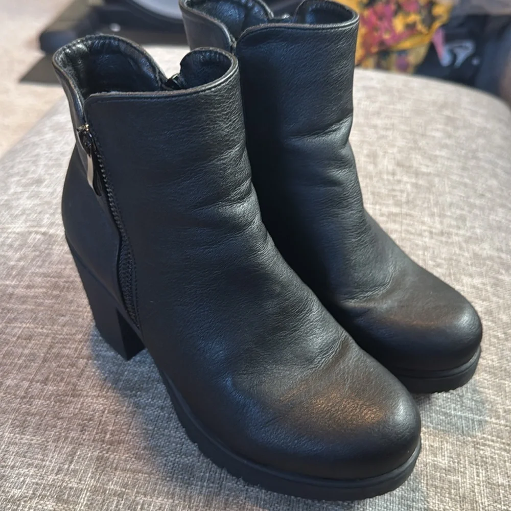 DREAM PAIRS Zoey 2, Heel Chunky Ankle Boots, - Picture 4 of 12
